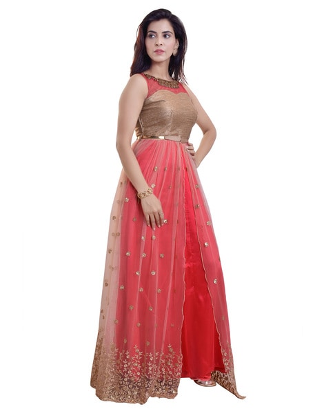 Buy Gajri Thread Work Indian Tradition Wear Party Wear Dress by Online in  India  Etsy