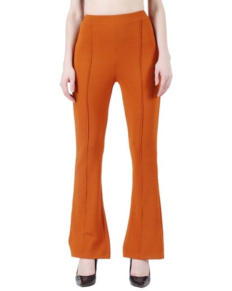 Orange wide-leg pants | Essentiel Antwerp France (english)