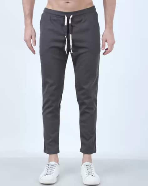 GLITO Men Striped Track Pants with Slip Pockets