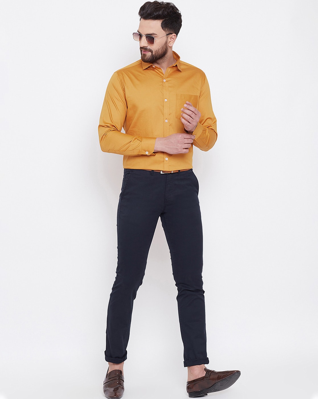 What colour shirt will be perfect for cream trousers? - Quora
