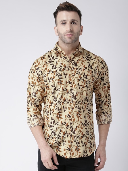 Buy online Mens Solid Casual Shirt from shirts for Men by Hangup