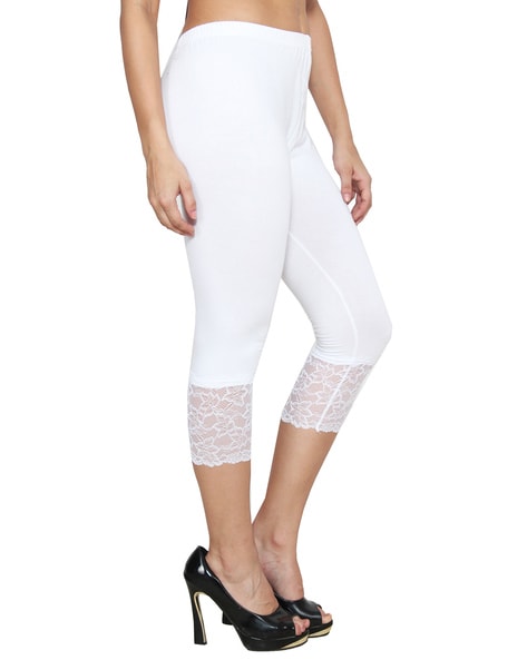 Buy White Leggings for Women by LGC Online