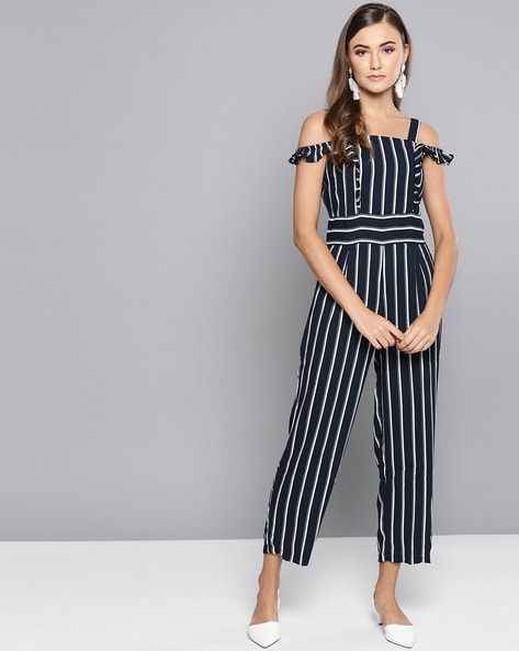 Buy Navy Blue Jumpsuits Playsuits for Women by Outryt Online  Ajiocom