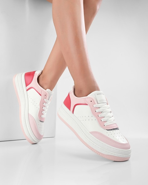 Buy Pink Casual Shoes for Women by ARBUNORE Online | Ajio.com