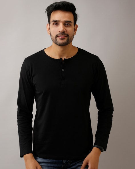 t shirt full black