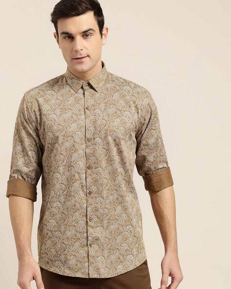 Buy Gold Shirts for Men by SOJANYA Online