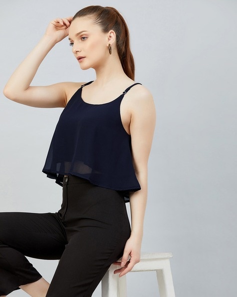 Women's Loose Style Strappy Yoga Top