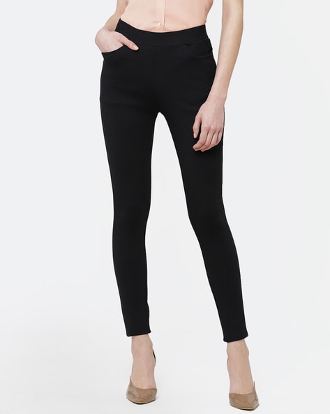 Deewa Women Mid-Rise Slim Fit Jeggings