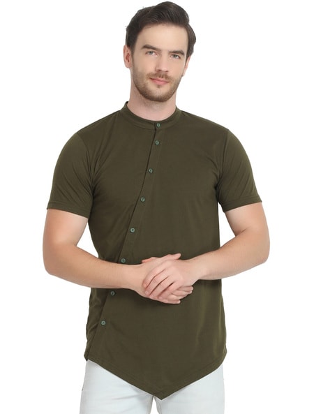 Buy Olive Tshirts for Men by GLITO Online