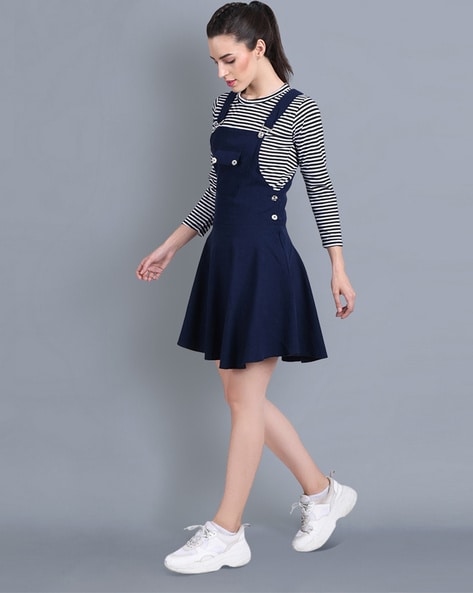 Buy Navy Blue Dresses for Women by BUYNEWTREND Online