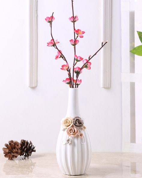  Ceramic Vase White Flower Vase (Handmade) Purse