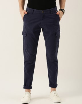 Buy Navy Trousers  Pants for Men by iVOC Online  Ajiocom