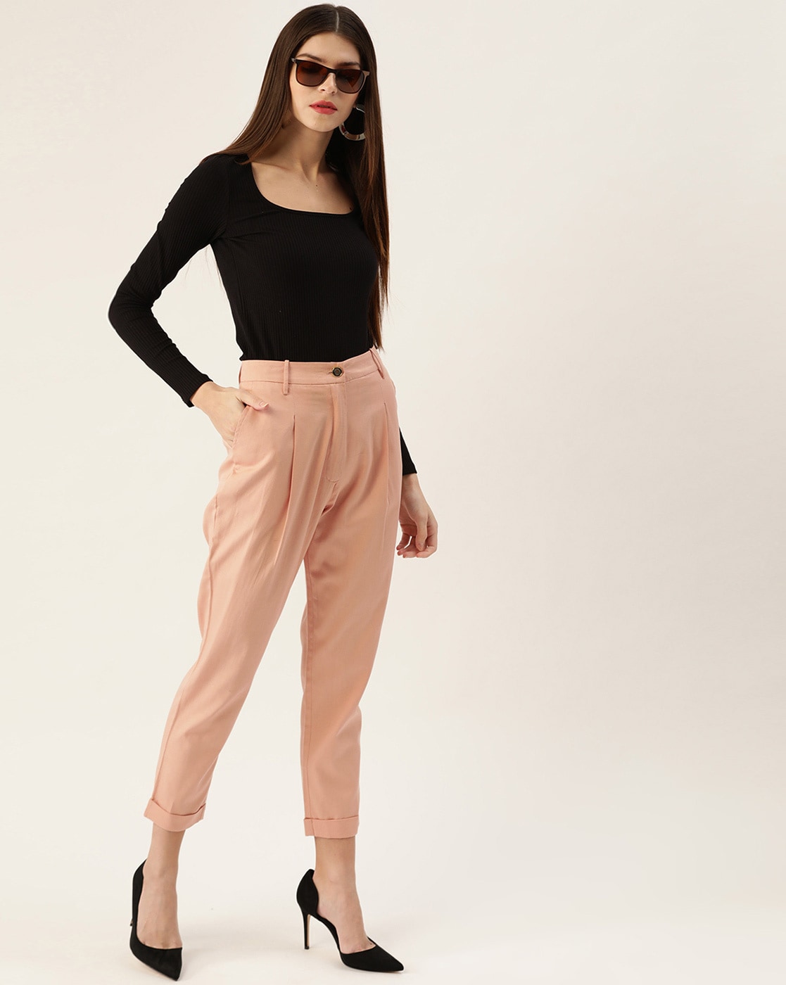 WOMEN'S PANTS DESIGN N0-JOP-2119-Peach in Delhi at best price by Kamini  Creations Export - Justdial