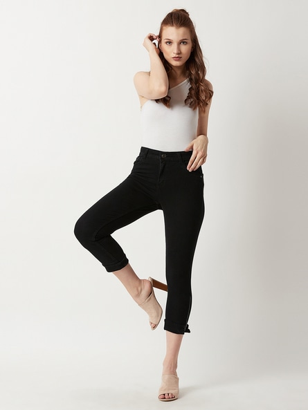 Buy Black Jeans & Jeggings for Women by MISS CHASE Online