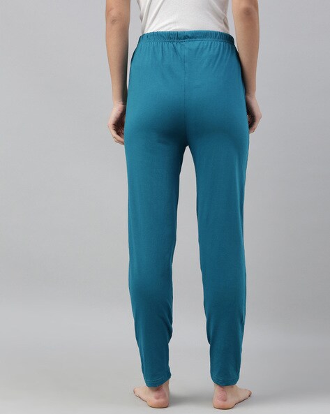 mid rise full length track pant