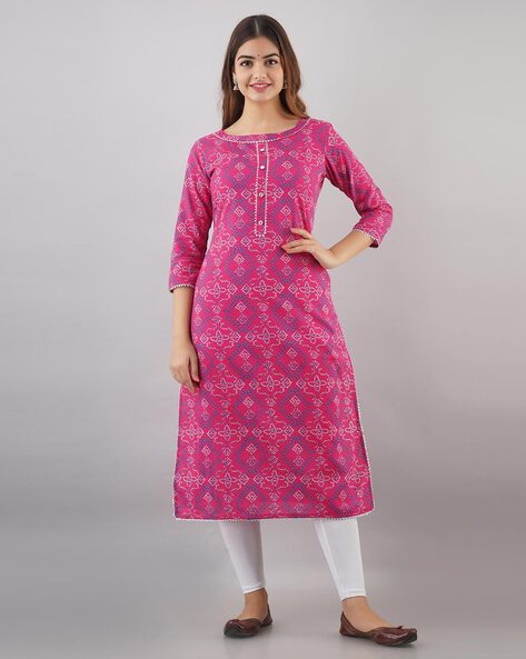 Jaipur Kurti Salwar Suits and Sets  Buy Jaipur Kurti Pink Cotton Dobby  Embroidered Straight Kurta With Palazzo  Dupatta Set of 3 Online  Nykaa  Fashion