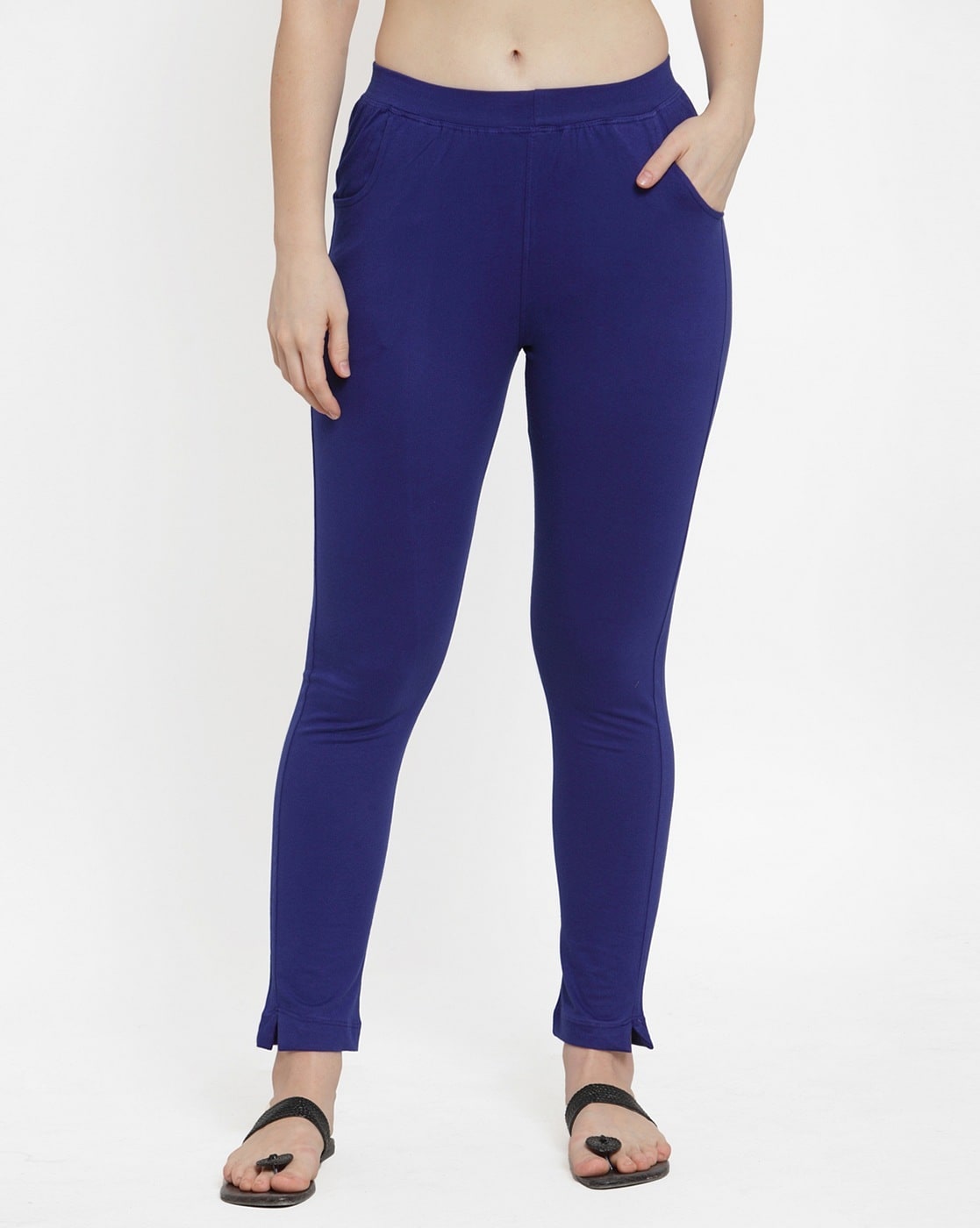 Buy Turquoise blue Leggings for Women by Tag 7 Plus Online