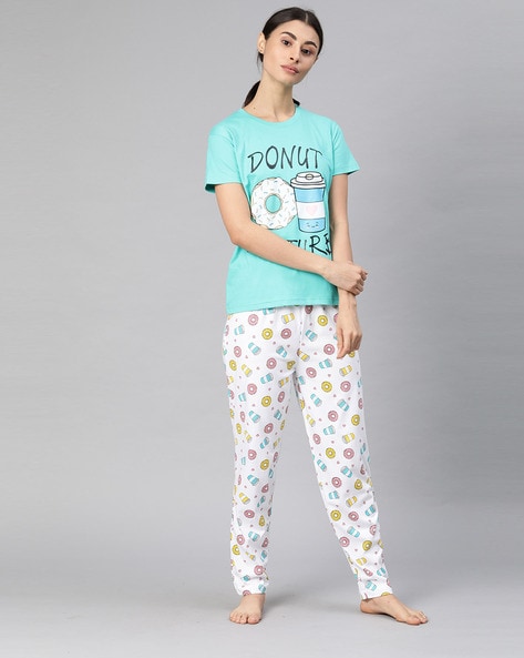 Graphic Print Nightwear Set