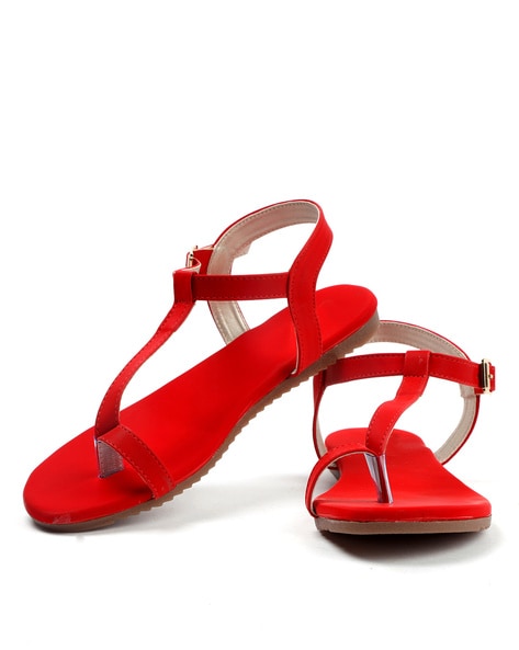 Dymo Red Ladies Fancy Sandals, Size: 36-41 US at Rs 250/piece in New Delhi  | ID: 21524598348