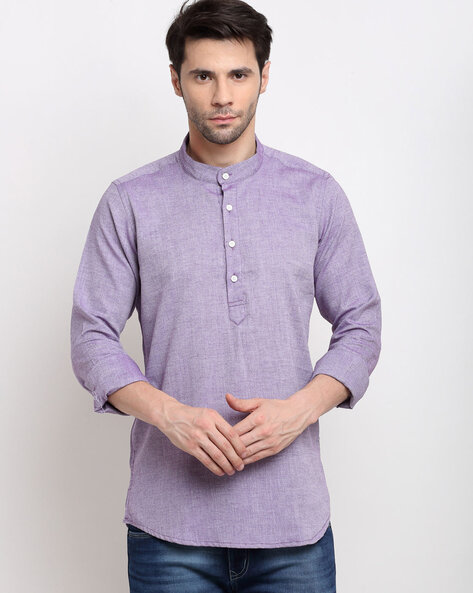 Cotton Silk Kurta Pajama For Men