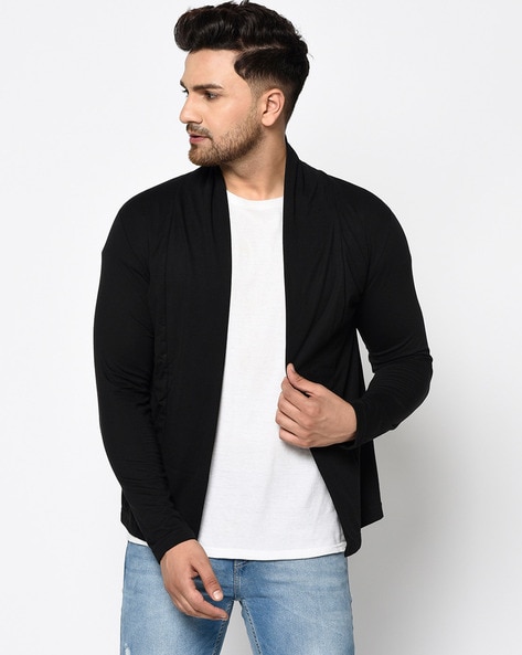 Mens open 2024 cardigan sweaters