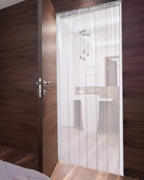 stylista Set of 2 Transparent AC Door Curtains - 8 Feet-picture-32