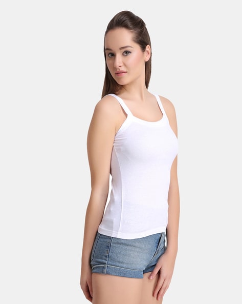 Buy White Camisoles & Slips for Women by Leading Lady Online