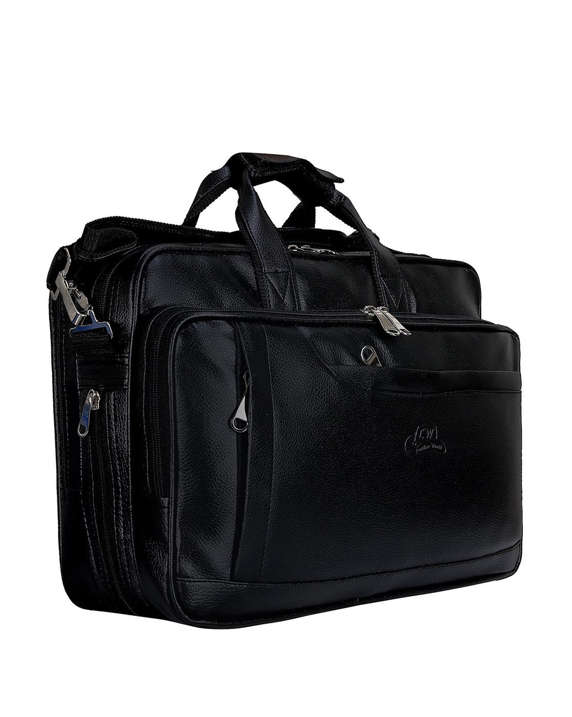 Genuine Leather Laptop Bag for Men/Office Bag for Men, Brown |Fits Upto 14  Inch