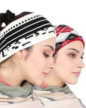 bharatasya Unisex Warm Woolen Headband Earwarmer Pack of 2-picture-20