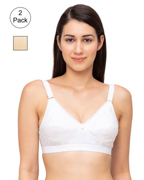 Buy Beige & white Bras for Women by JULIET Online