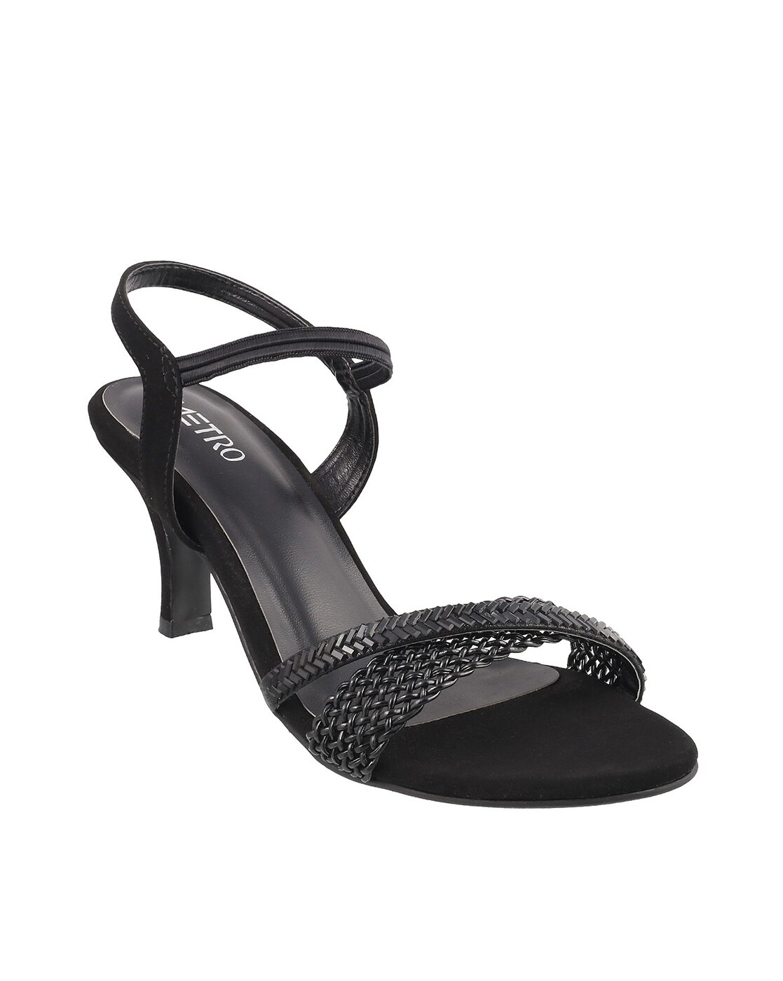 Buy Orange Heeled Sandals for Women by Metro Online | Ajio.com