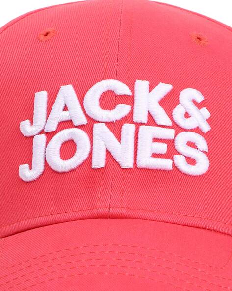 JACK&JONES Coral Logo Print Baseball Cap