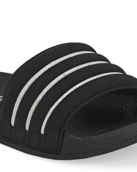 Plain black slides womens hot sale