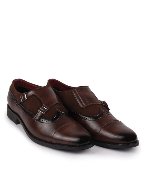 Double Strap Monk Style Formal Shoes