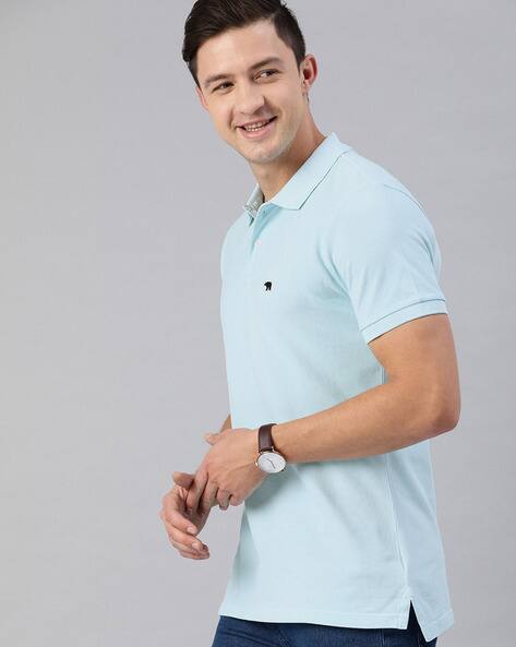 Buy Blue Tshirts for Men by THE BEAR HOUSE Online
