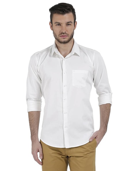 White Shirts For Men on Sale - Buy Mens Dresses Online - AJIO