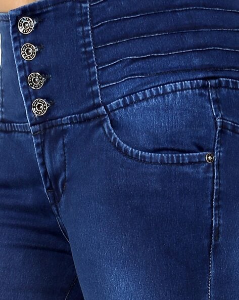 VIP Jeans Size 0/24 Womens Skinny Stretch High Rise Medium Wash Blue Denim  | eBay