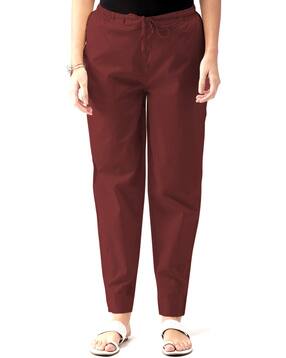 Tapered Fit Pants with Slip Pockets-image-18