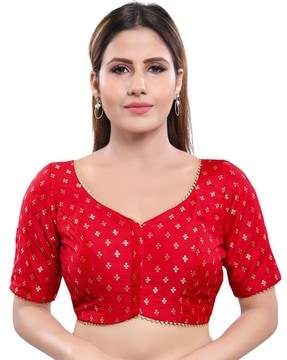 Buy Red Blouses for Women by SALWAR STUDIO Online