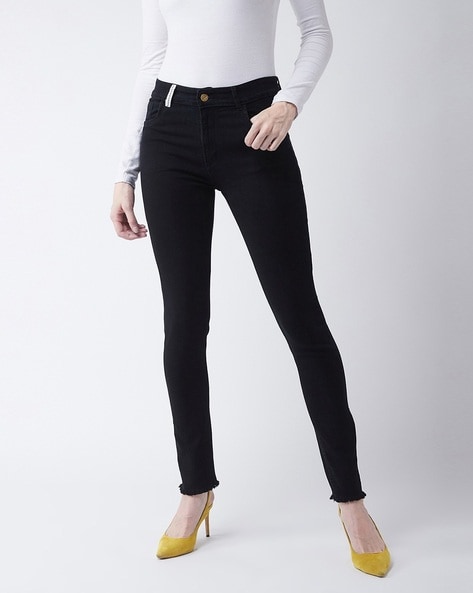 Buy Black Jeans & Jeggings for Women by MISS CHASE Online