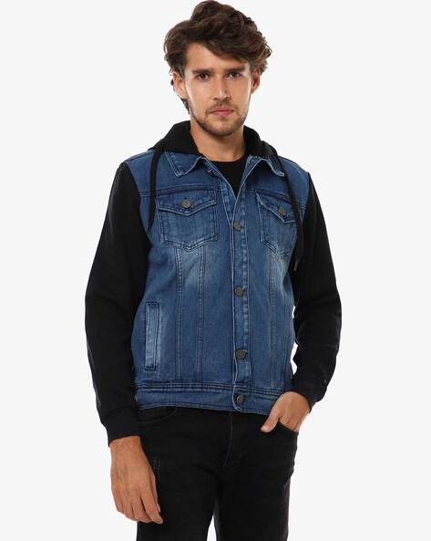 Buy Blue  Grey Jackets  Coats for Men by Campus Sutra Online  Ajiocom