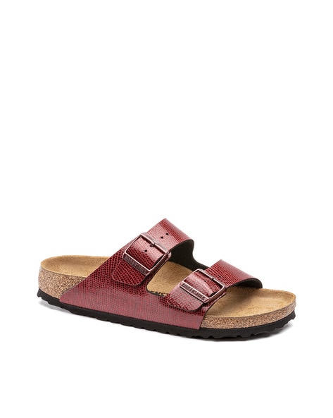 Red birkenstock hot sale