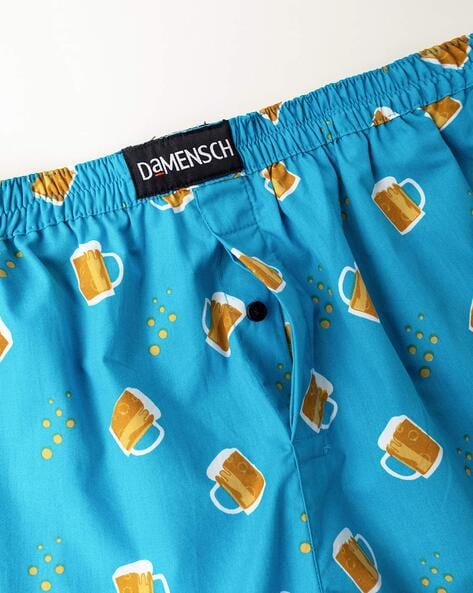 Novelty Print Boxer with Elasticated Waist