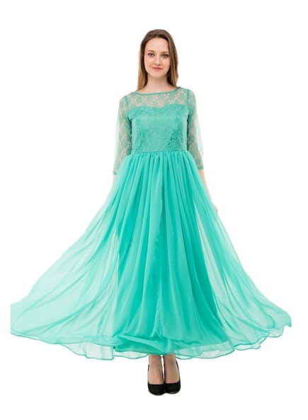 Buy KARMIC VISION Pleated Fit & Flare Gown with... Online | Ajio.com Buy KARMIC VISION Pleated Fit & Flare Gown with... Online | Ajio.com