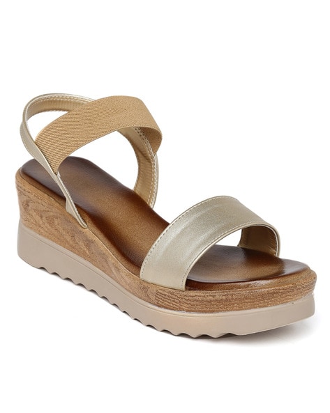 grey & gold wildflower wedge heel sandal – dyuti bansal studio