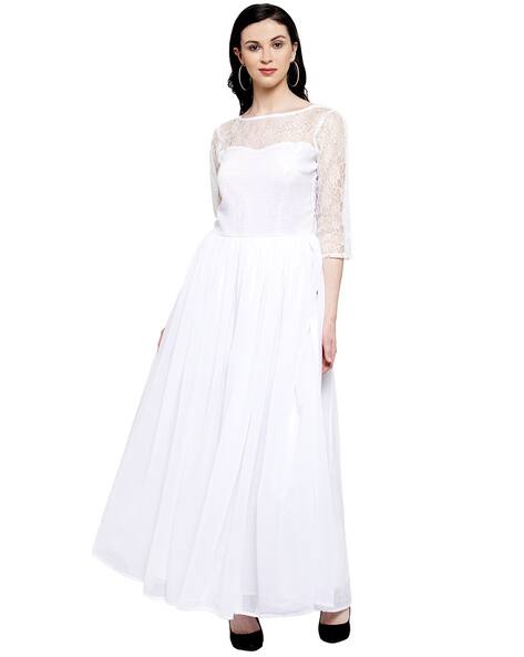 Buy White Dresses for Women by KARMIC VISION Online | Ajio.com