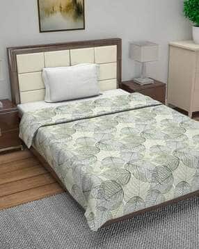 divine casa 100% Cotton 120 GSM Floral Print Single Bed AC Dohar Quilt Blanket-picture-23