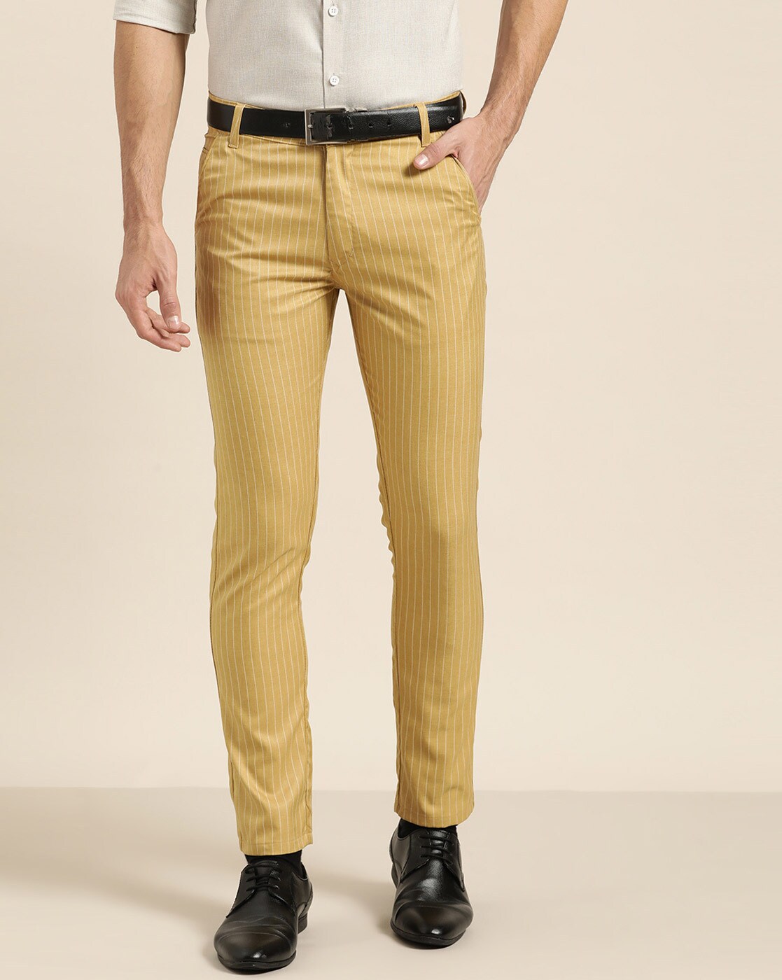 Buy Gold Trousers & Pants for Men by SOJANYA Online