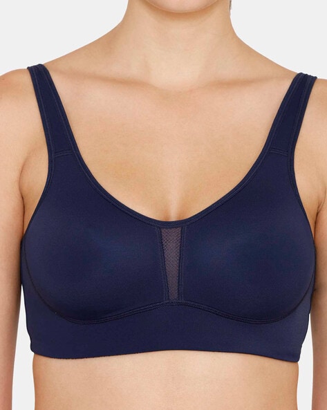 Buy Zelocity Sports Bra With Removable Padding -Anthracite online