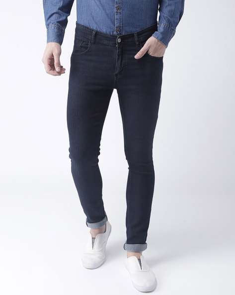 Buy online Mens Slim Fit Plain Jeans from Clothing for Men by Ragzo for  ₹939 at 51% off | 2024 Limeroad.com